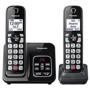 Panasonic Cordless Landline Phone Set with Advanced Call Blocking Features